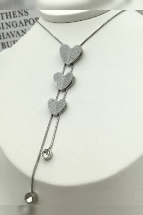 قیمت خرید گردنبند سه لاین پروانه ای_گردنبند پروانه ای_گردنبند رنگ ثابت و بلند_گردنبند باکیفیت و درخشان