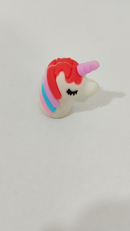 سرمدادی سیلیکونی اسب تکشاخ صورتی